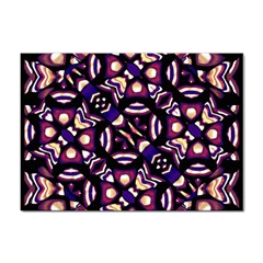 Colorful Tribal Pattern Print A4 Sticker 10 Pack