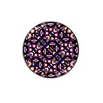 Colorful Tribal Pattern Print Golf Ball Marker (for Hat Clip) Front