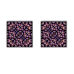 Colorful Tribal Pattern Print Cufflinks (square)