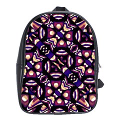 Colorful Tribal Pattern Print School Bag (large)