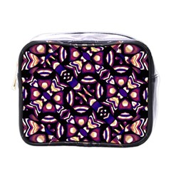 Colorful Tribal Pattern Print Mini Travel Toiletry Bag (one Side)