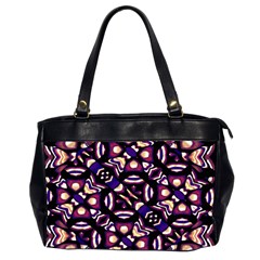 Colorful Tribal Pattern Print Oversize Office Handbag (two Sides) by dflcprints