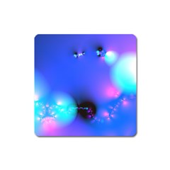 Love In Action, Pink, Purple, Blue Heartbeat 10000x7500 Magnet (square) by DianeClancy