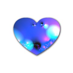 Love In Action, Pink, Purple, Blue Heartbeat 10000x7500 Drink Coasters 4 Pack (heart)  by DianeClancy