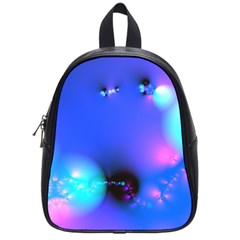 Love In Action, Pink, Purple, Blue Heartbeat 10000x7500 School Bag (small) by DianeClancy