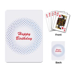 Halftone Circle With Squares Playing Cards Single Design by rizovdesign