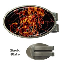 On Fire Money Clip (oval) by dflcprints