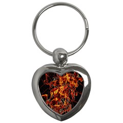 On Fire Key Chain (heart)