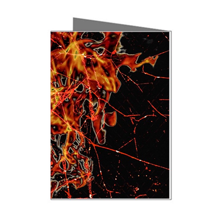 On Fire Mini Greeting Card (8 Pack)