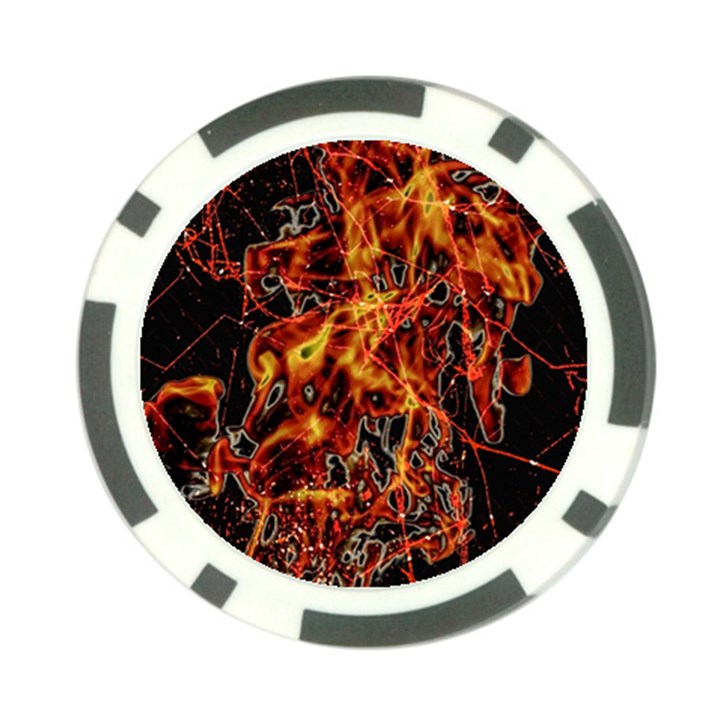 On Fire Poker Chip (10 Pack)