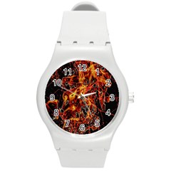 On Fire Plastic Sport Watch (medium) by dflcprints