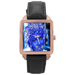 Water Nymph Rose Gold Leather Watch 