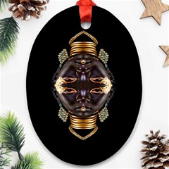 African Goddess Oval Ornament