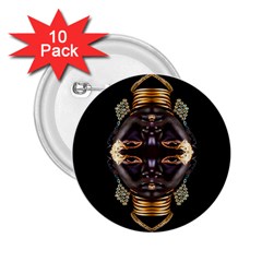 African Goddess 2 25  Button (10 Pack)