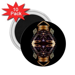 African Goddess 2 25  Button Magnet (10 Pack)