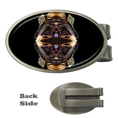 African Goddess Money Clip (oval)