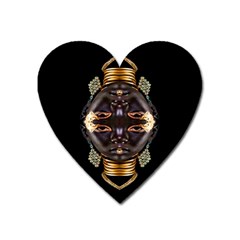 African Goddess Magnet (heart)