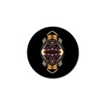 African Goddess Golf Ball Marker Front