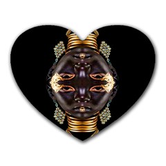 African Goddess Mouse Pad (heart)