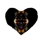 African Goddess 16  Premium Heart Shape Cushion  Back