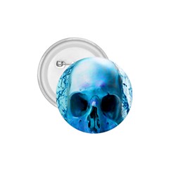 Skull In Water 1 75  Button by icarusismartdesigns