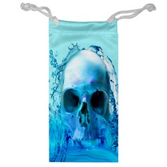 Skull In Water Jewelry Bag by icarusismartdesigns