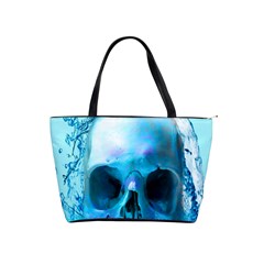 Skull In Water Large Shoulder Bag by icarusismartdesigns