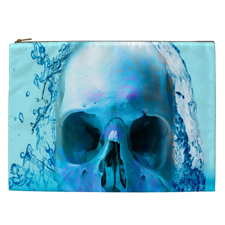 Skull In Water Cosmetic Bag (XXL)