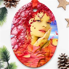 Tears Of Blood Oval Ornament