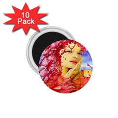 Tears Of Blood 1 75  Button Magnet (10 Pack)