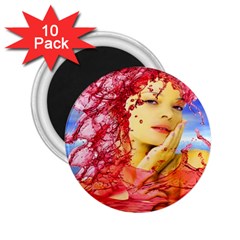 Tears Of Blood 2 25  Button Magnet (10 Pack)