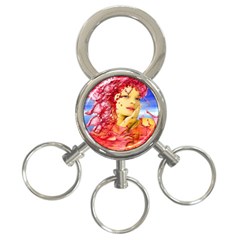 Tears Of Blood 3-ring Key Chain by icarusismartdesigns