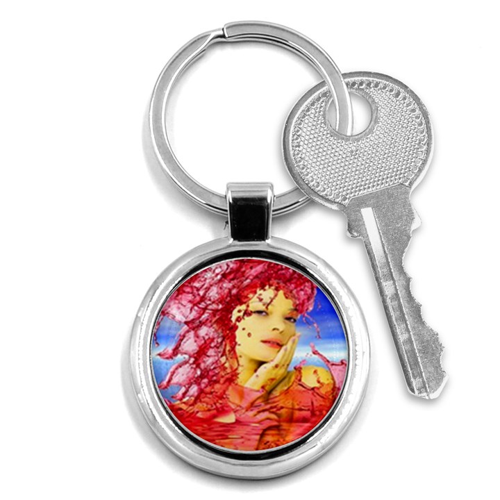 Tears Of Blood Key Chain (Round)