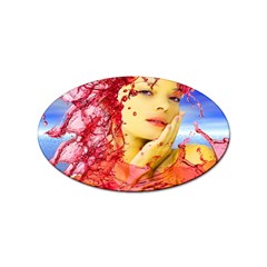 Tears Of Blood Sticker (oval)