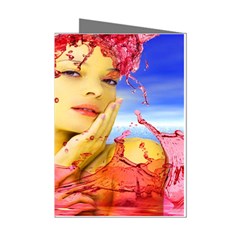 Tears Of Blood Mini Greeting Card (8 Pack) by icarusismartdesigns