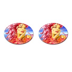 Tears Of Blood Cufflinks (oval)