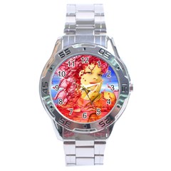 Tears Of Blood Stainless Steel Watch