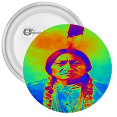 Sitting Bull 3  Button by icarusismartdesigns