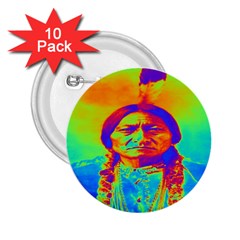 Sitting Bull 2 25  Button (10 Pack)