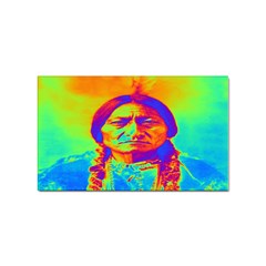 Sitting Bull Sticker (rectangle) by icarusismartdesigns