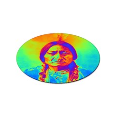 Sitting Bull Sticker 100 Pack (oval) by icarusismartdesigns