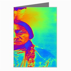 Sitting Bull Greeting Card by icarusismartdesigns