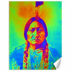 Sitting Bull Canvas 12  X 16  (unframed) by icarusismartdesigns