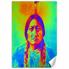 Sitting Bull Canvas 20  X 30  (unframed) by icarusismartdesigns