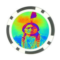 Sitting Bull Poker Chip by icarusismartdesigns