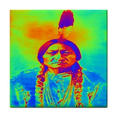 Sitting Bull Face Towel