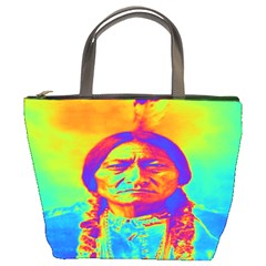 Sitting Bull Bucket Handbag