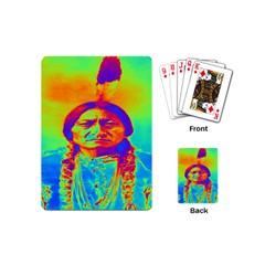 Sitting Bull Playing Cards (mini) by icarusismartdesigns