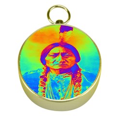 Sitting Bull Gold Compass