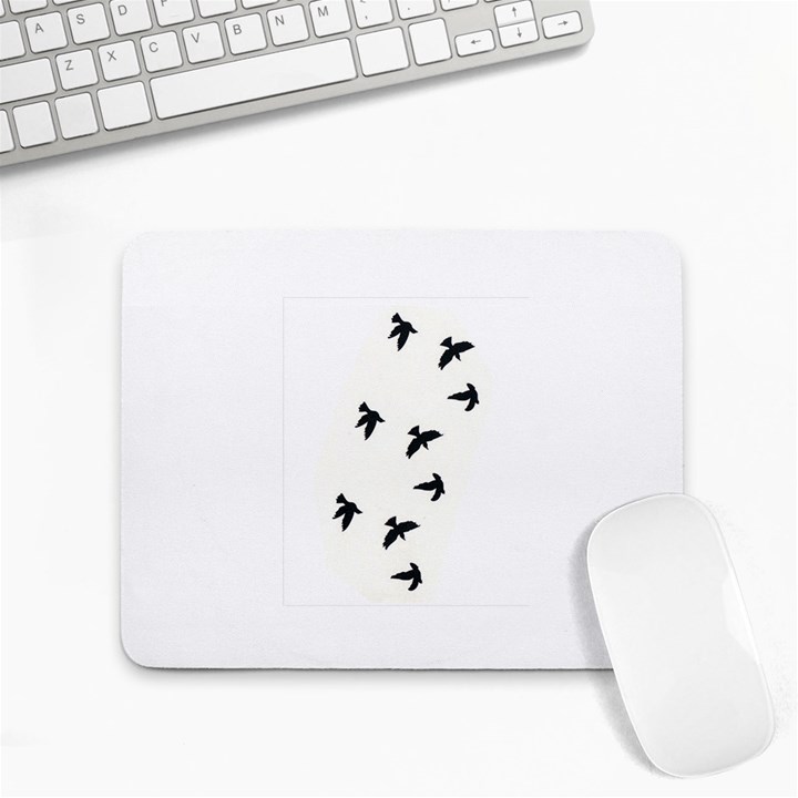 Waterproof Temporary Tattoo -----Three birds Small Mouse Pad (Rectangle)